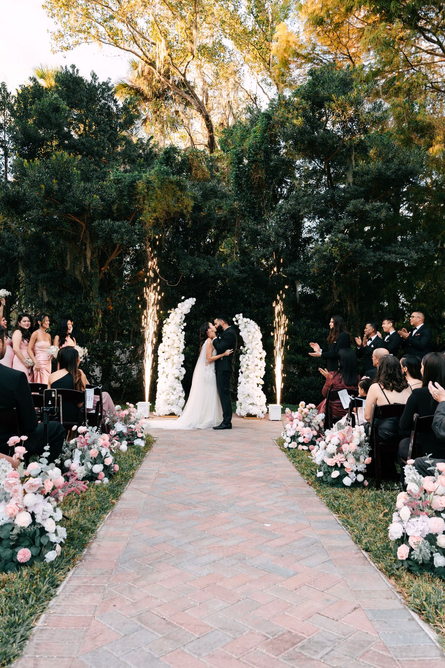 Wedding photo during the ceremony.