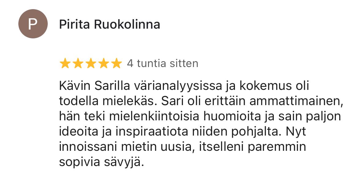 Paras Värianalyysi Helsinki