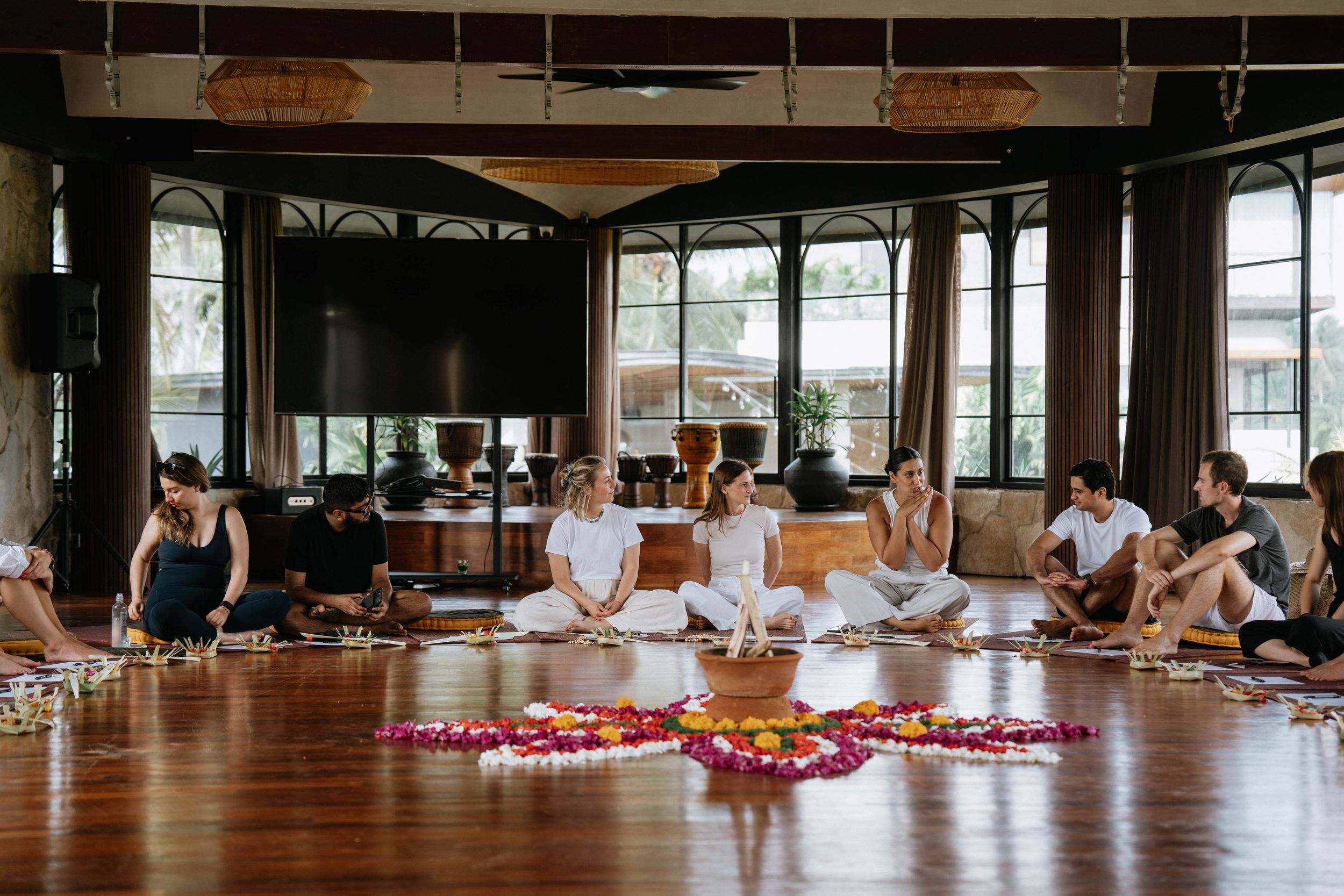 Group retreat photography services in Bali.