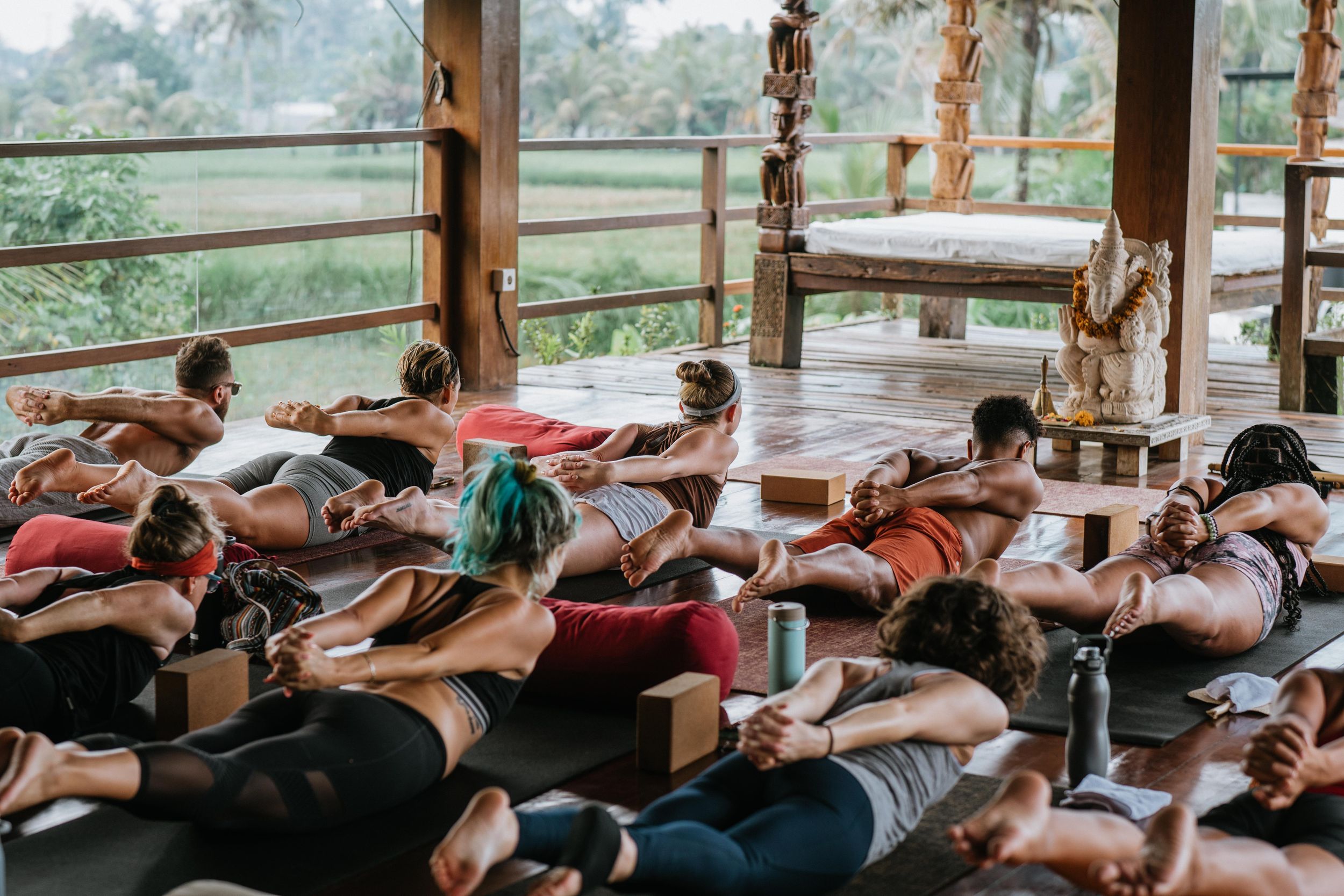 Group retreat photography services in Bali.