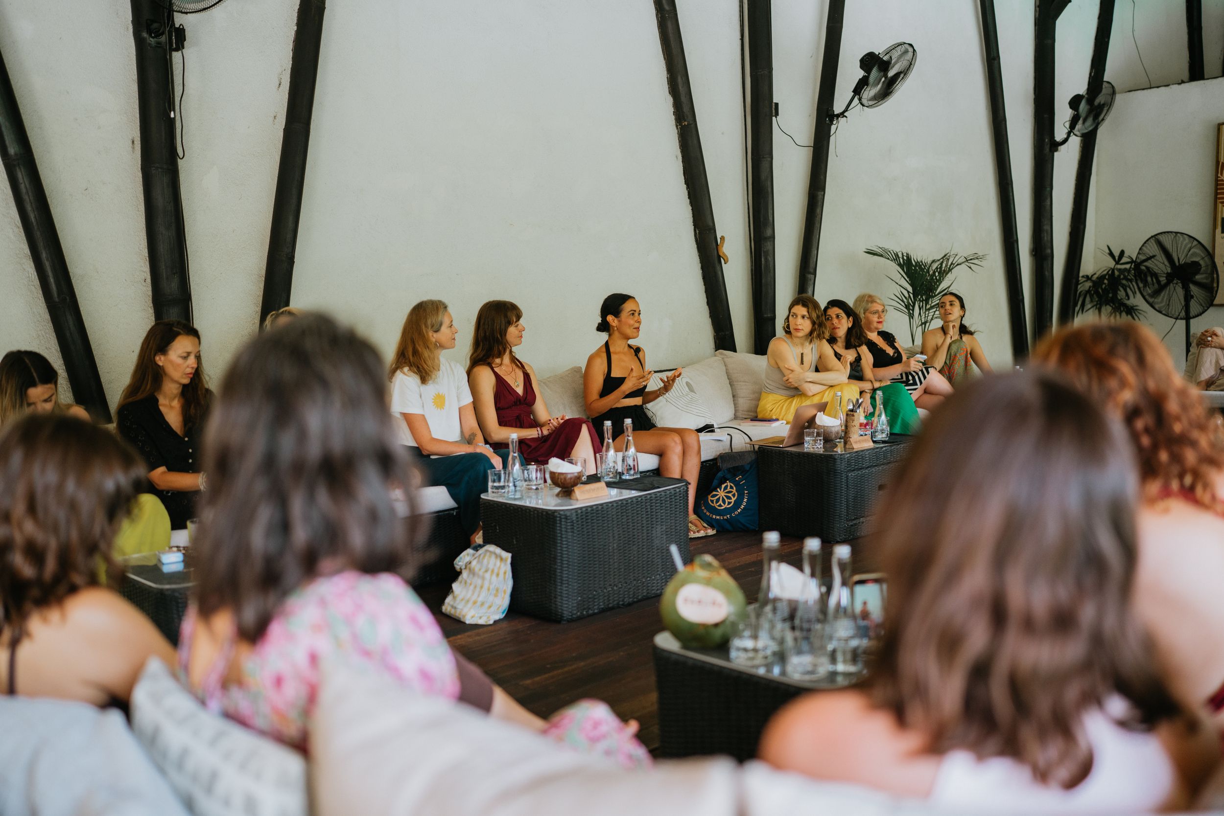 Group retreat photography at K-Club Ubud for a luxurious Bali escape experience.