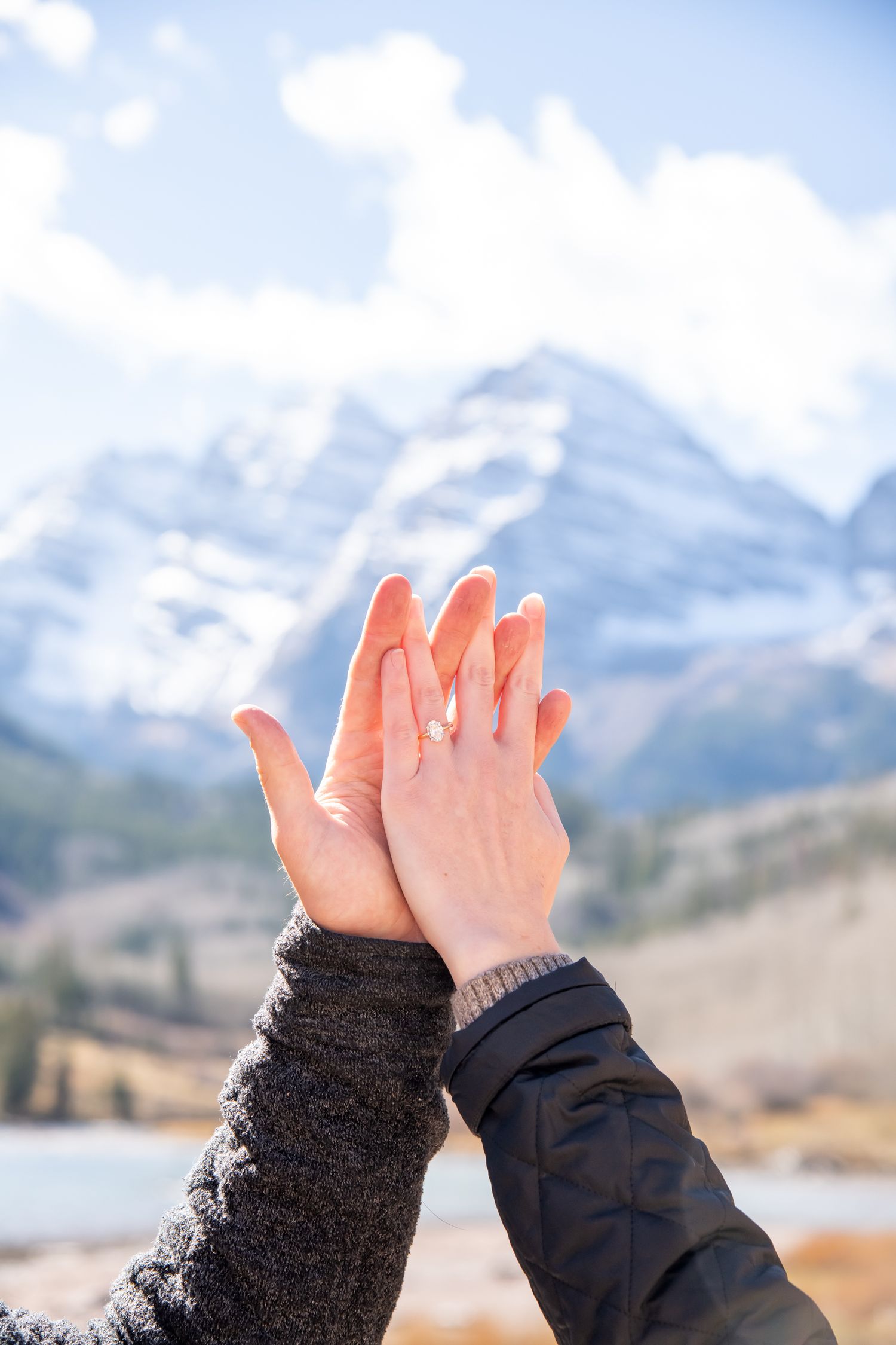 Proposal at The Maroon Bells in Aspen, Colorado