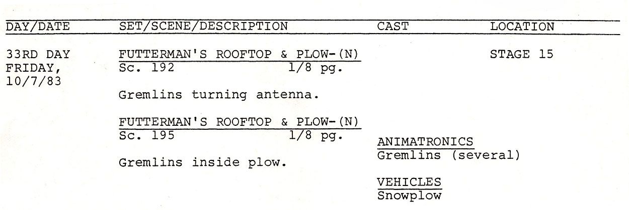 Shooting Script - Kentucky Harvester