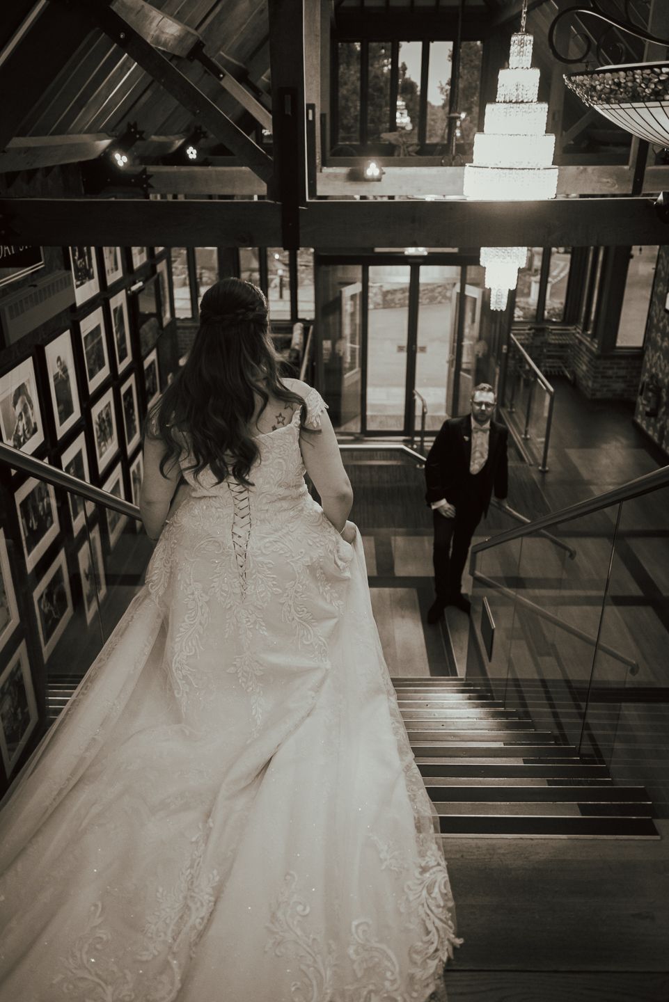 A bride and groom on their wedding day, by Kris the Photographer, based in Dorset