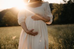 Babybauchshooting Sunset