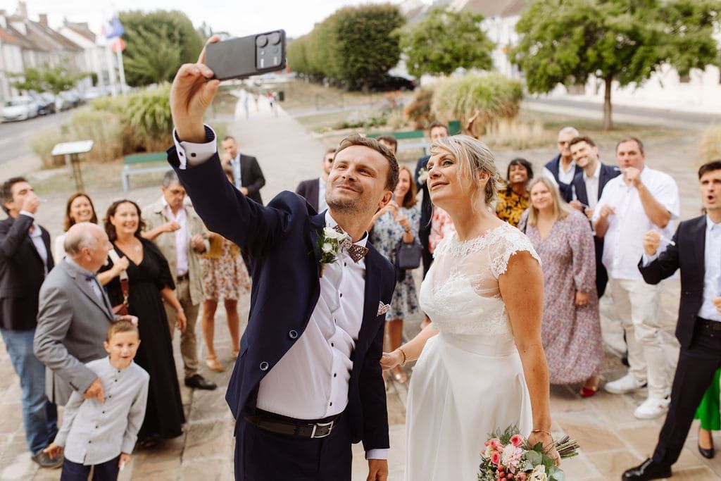 Photo de couple mariage fun yvelines
