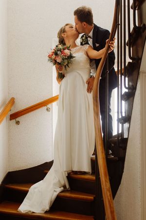 Photo de couple mariage dans la mairie yvelines