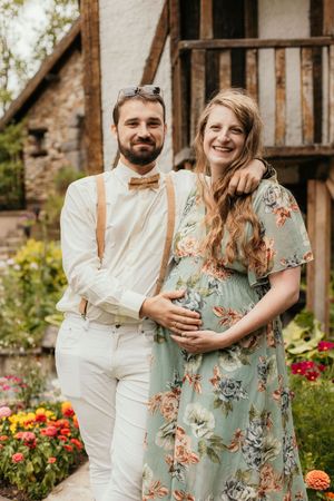 photo d'invités grossesse mariage yvelines
