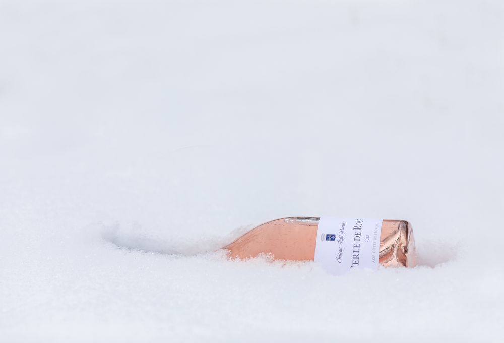 Photographe bouteille de vin, à Cotignac