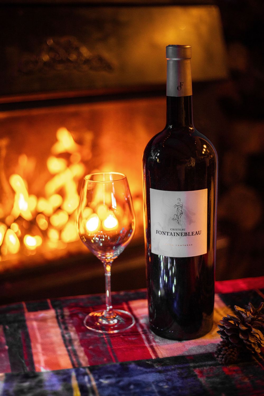 Photographe bouteille de vin, à Cotignac