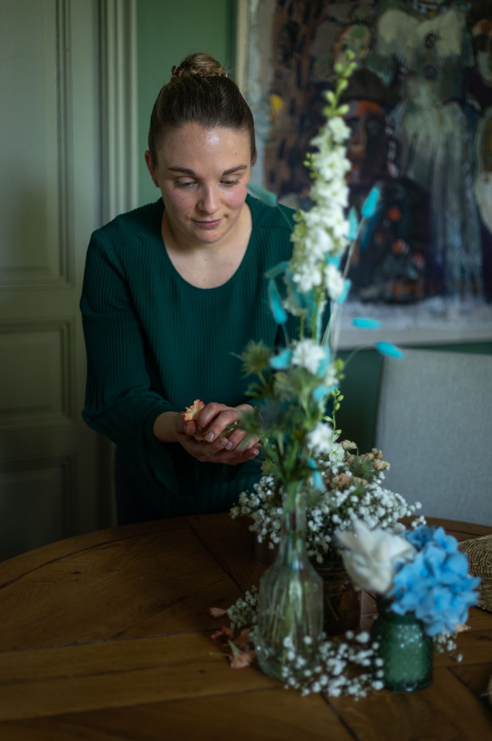 Reportage photo professionnelle (fleuriste) à Cotignac
