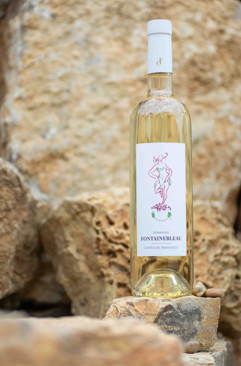 Photographe bouteille de vin, à Cotignac