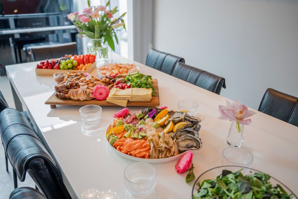 Auckland kids party photography capturing face painting activities and beautiful party food details.