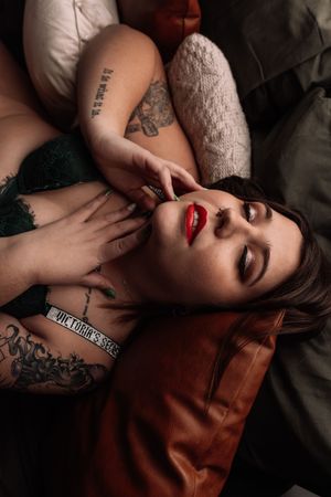 Professional boudoir photography in Wyoming offering private studio sessions that celebrate confidence, beauty, and self-love.