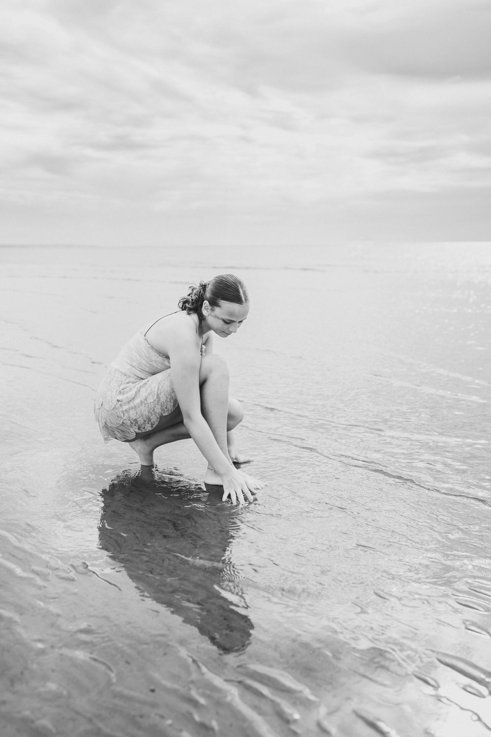 Ballet portraits on the beach