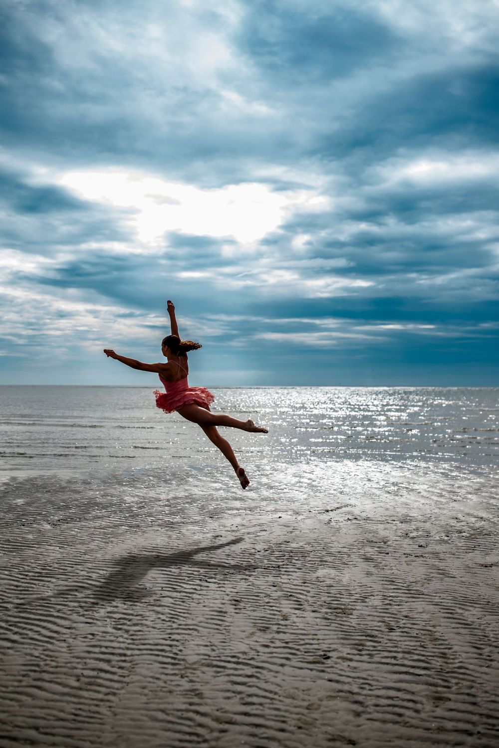 Ballet portraits on the beach