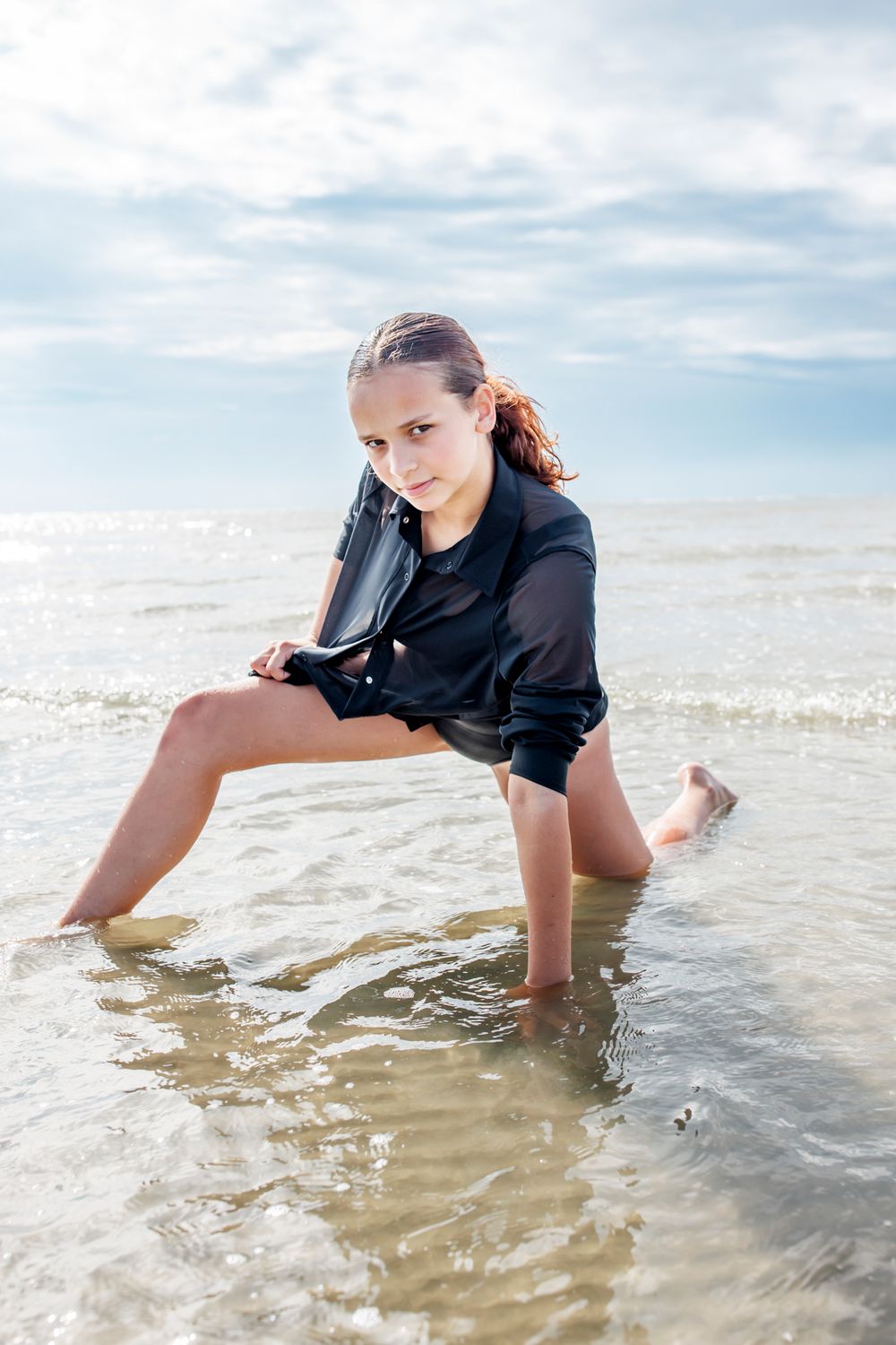 dance portraits on the beach