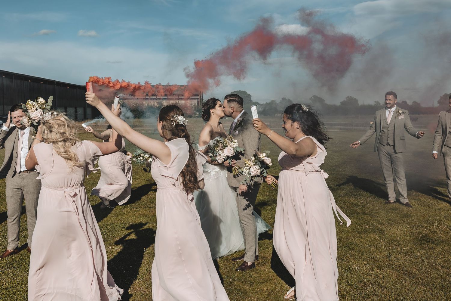Natural fun wedding moments on a wedding day.