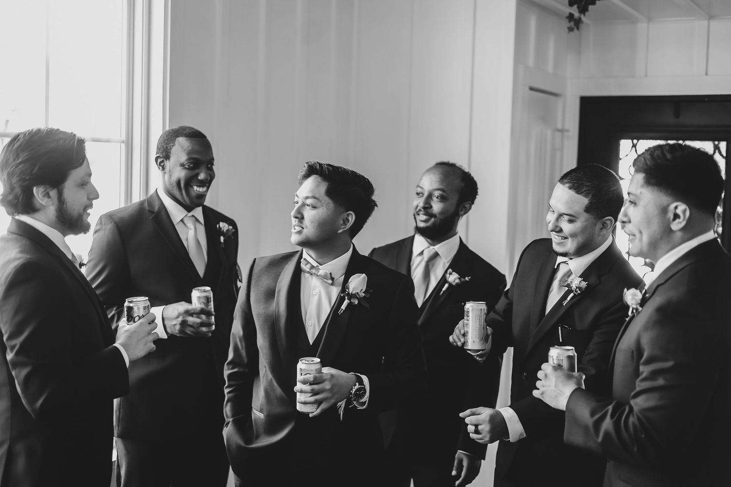 Classic groom portrait showcasing timeless wedding day style