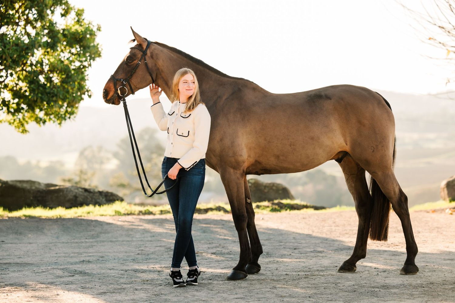 3 Day Eventer Greylin Booth and her horse captured by Northern California Horse Photographer Lauren Ann Photography