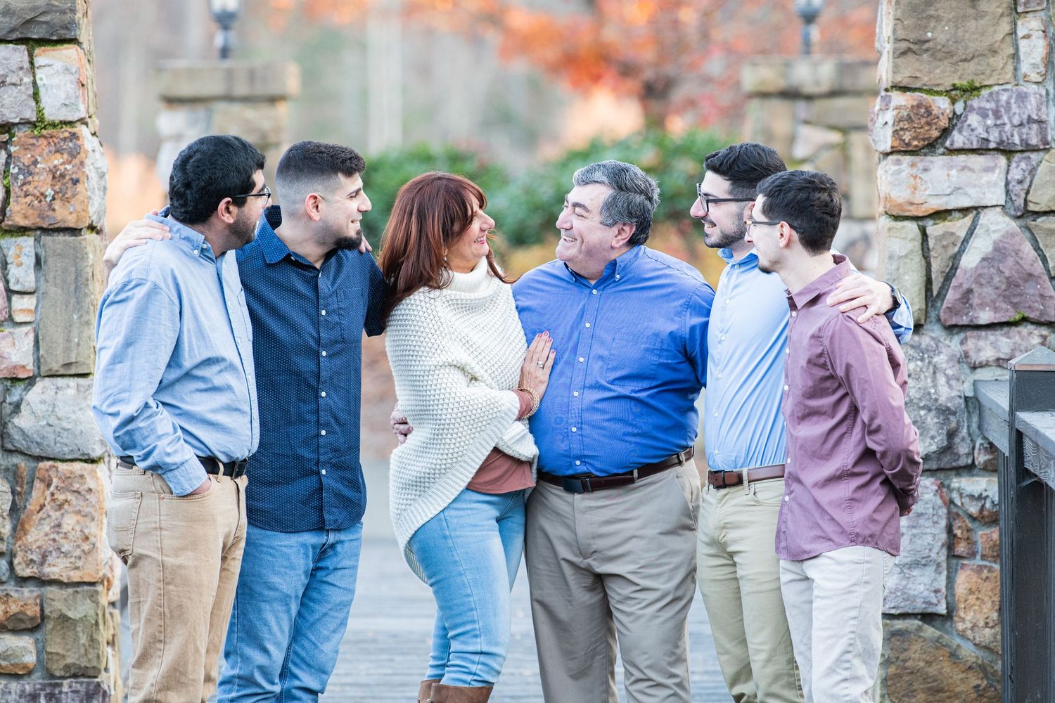A blessed family reunion during the holidays, capturing precious moments together and cherishing the opportunity to be united as a family.