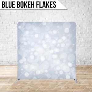 Add a magical touch with a blue Bokeh flakes backdrop for your photo booth, creating a dreamy and festive atmosphere for your celebration!