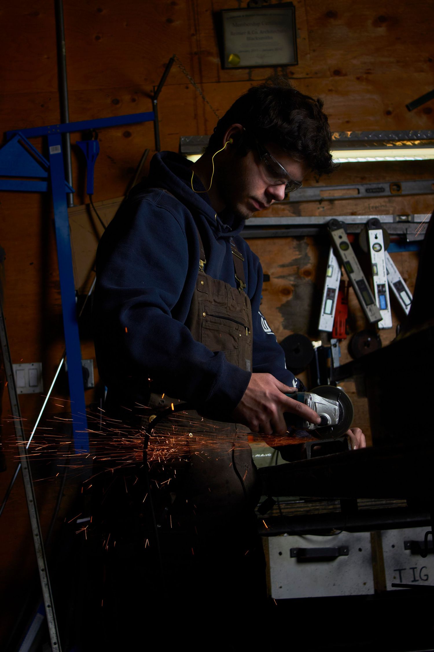 Business blacksmith head shot portrait