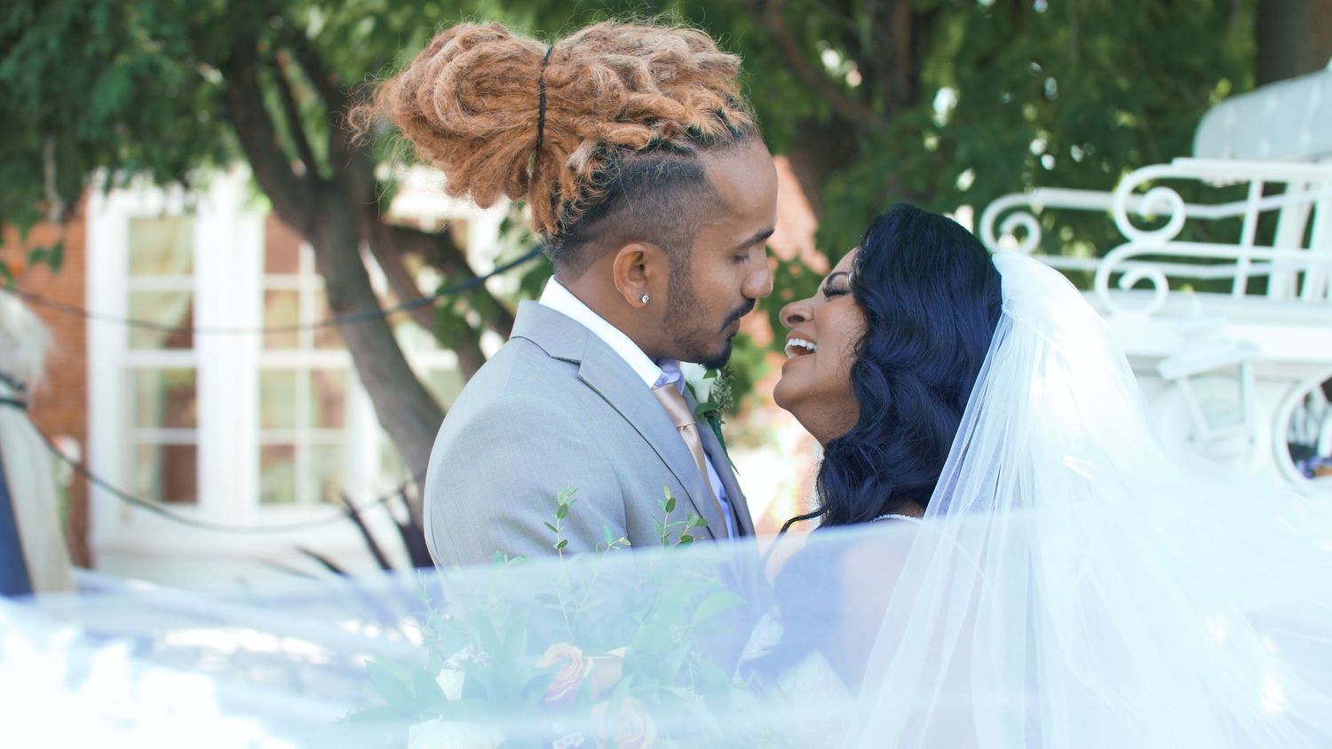 Trinidadian Wedding Photography in Brampton at Chateau Le Jardin