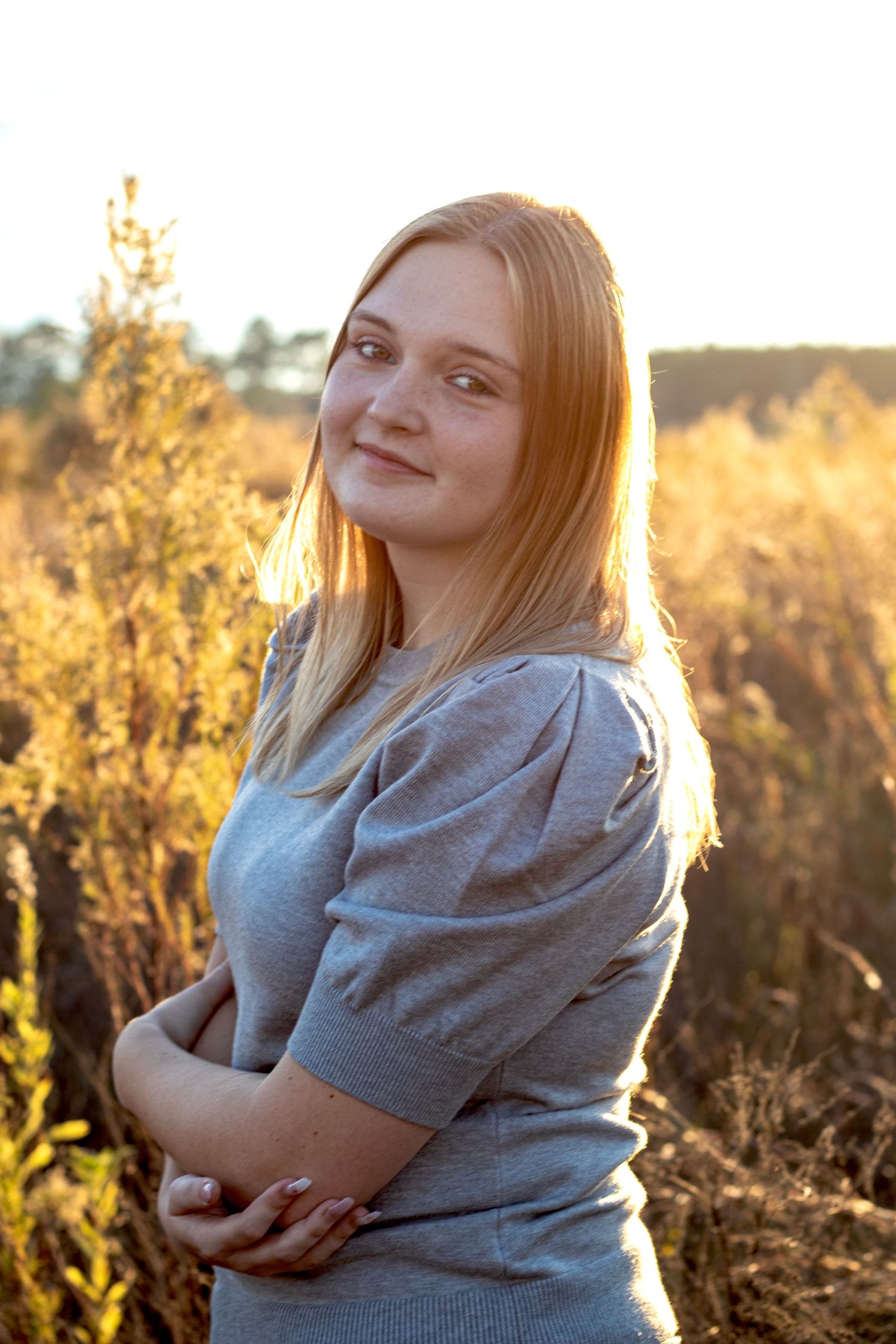 Senior Girl in field