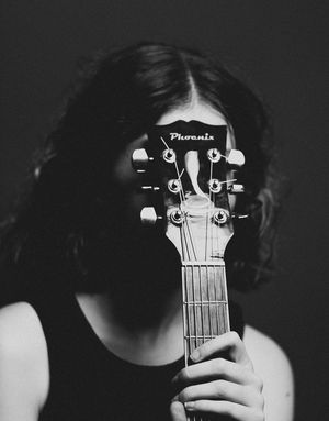 Black and white cinematic portrait photographed in NSW by Wollongong portrait photographer Serene Coleman.