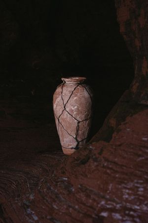 A vase crafted by Jamilynn Wilson Ceramics