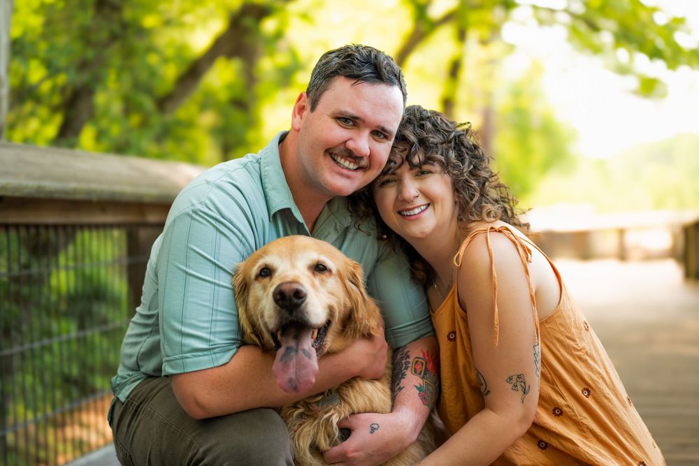 Couples Portraits with puppy at Saluda Riverwalk, South Carolina
Couples, Engagement, Weddings, and Families
South Carolina Photographer