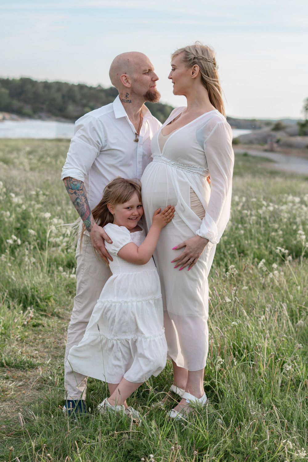 Familjefotografering i naturen