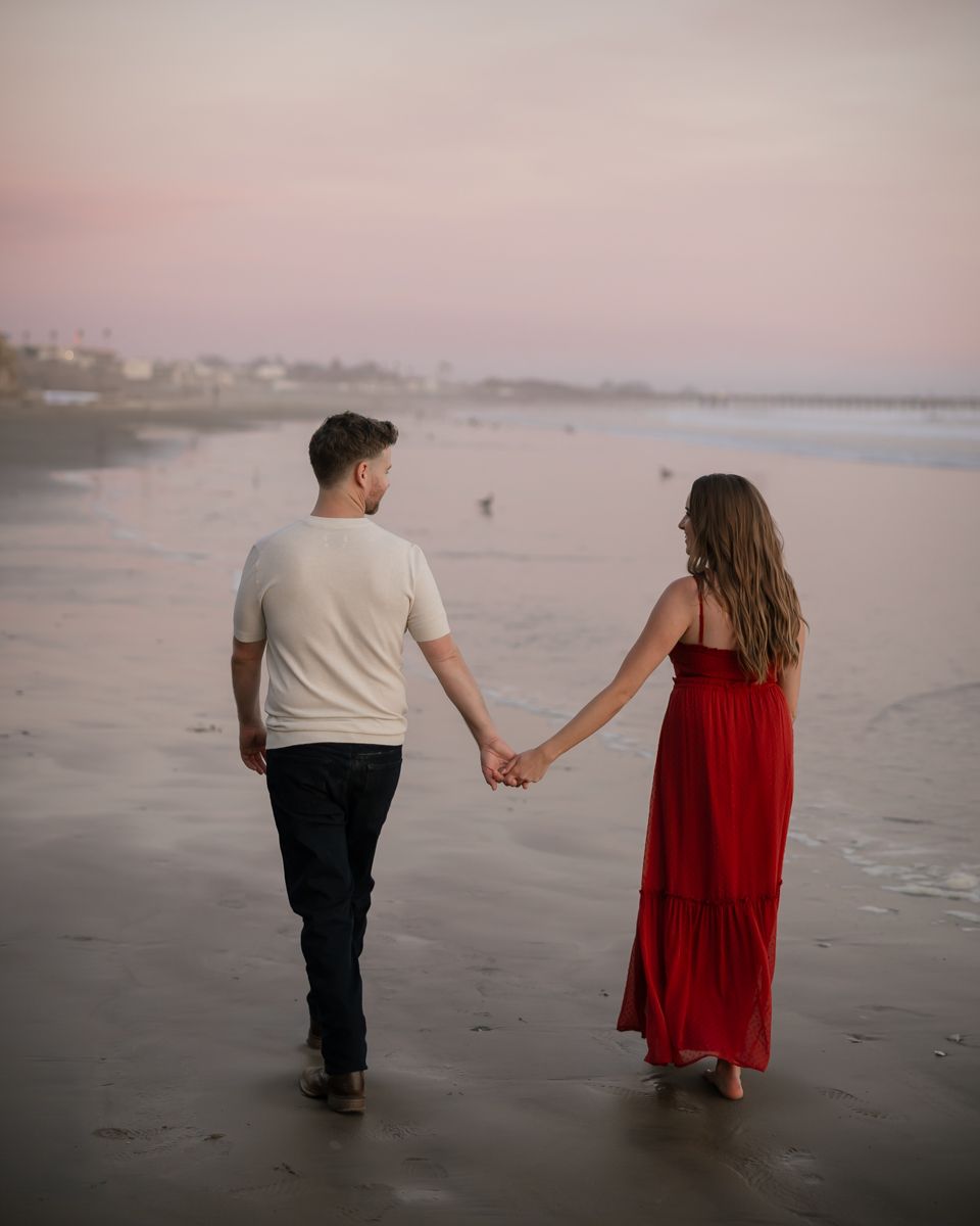 Pismo Beach Engagement in San Luis Obispo County from an Arroyo Grande, California,  Wedding Photographer