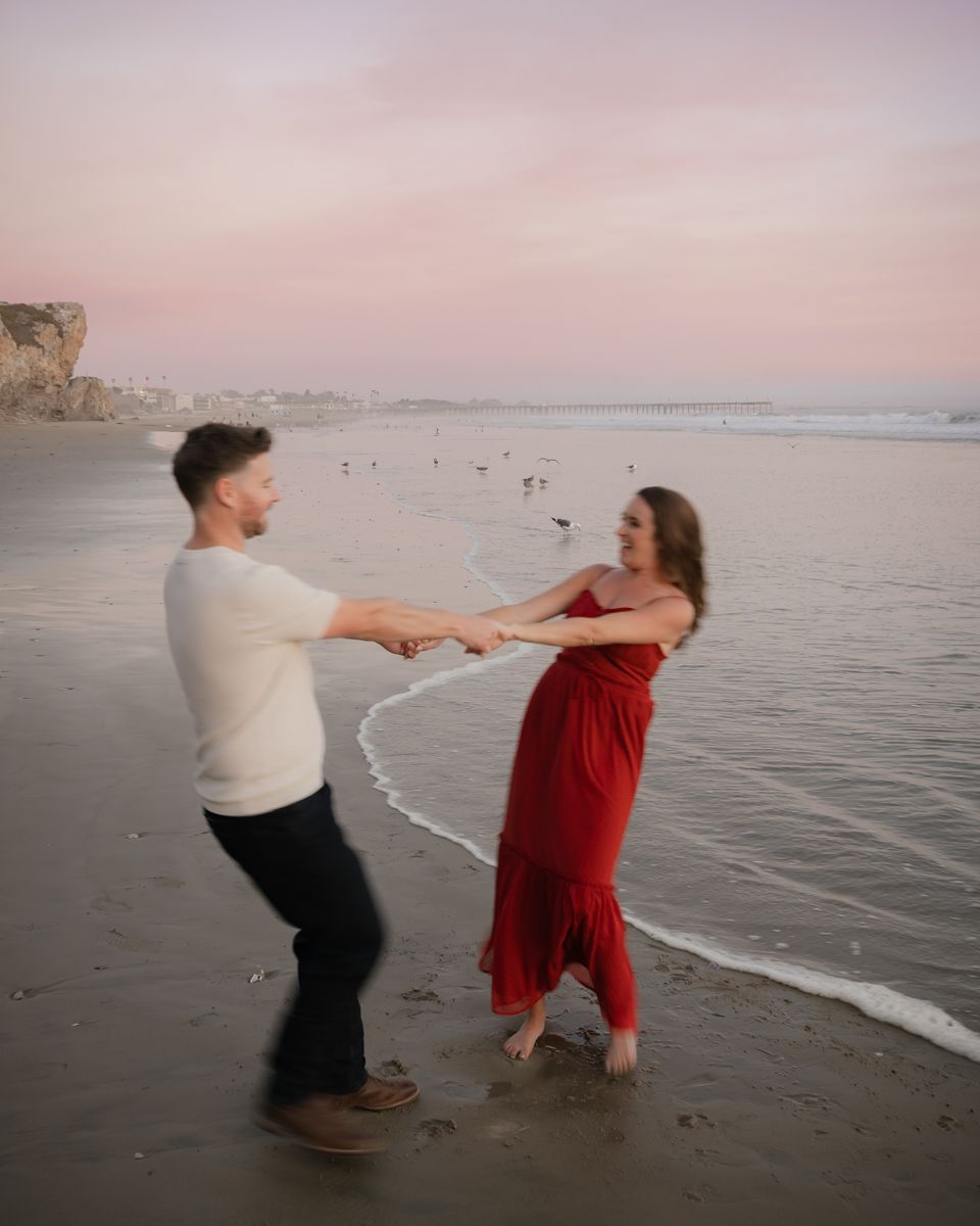 Pismo Beach Engagement in San Luis Obispo County from an Arroyo Grande, California,  Wedding Photographer