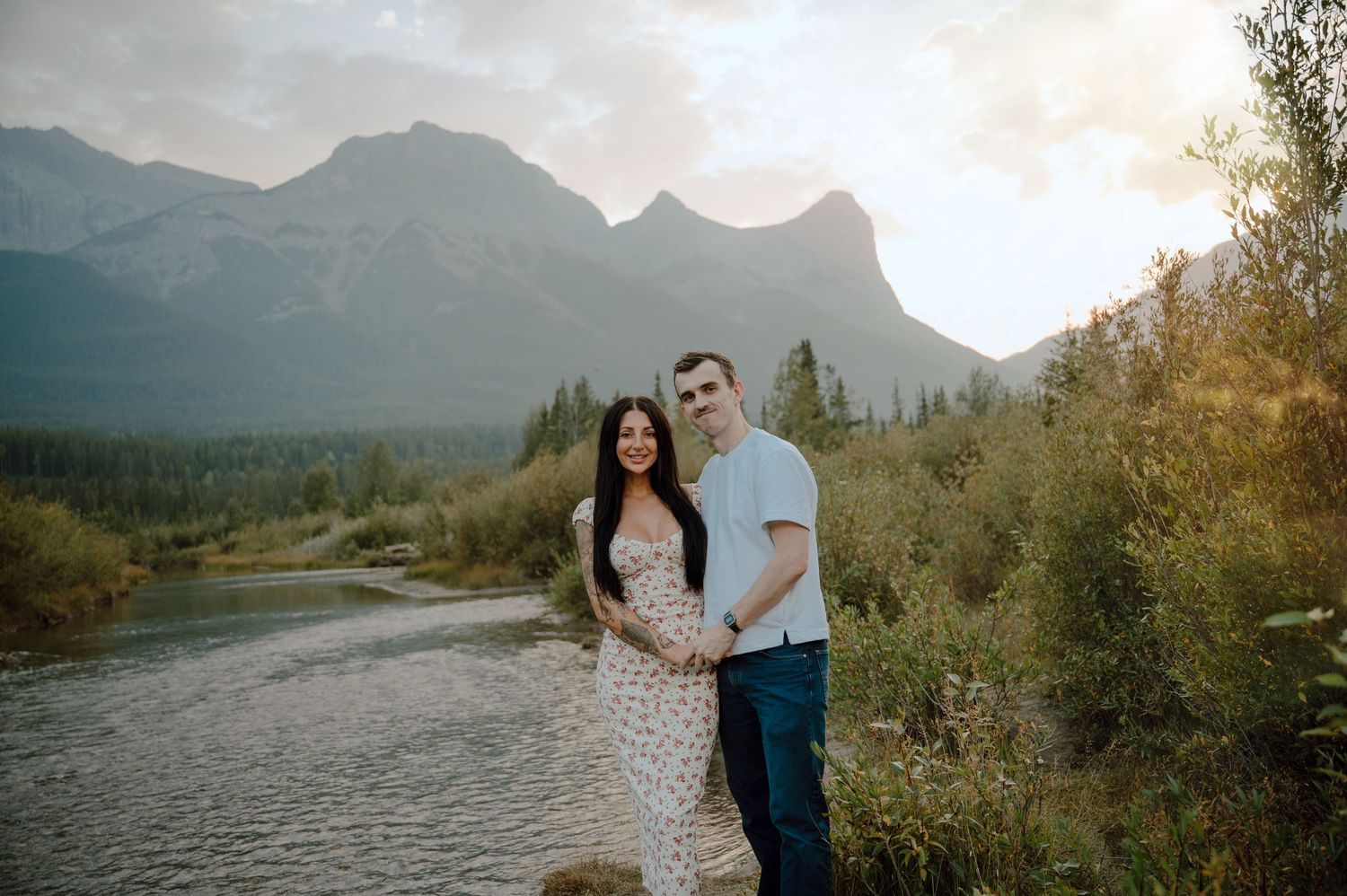 Canada Calgary YYC wedding bride groom Canmore Kananaskis ceremony indoor couple wedding photography photographer portrait heart and soul