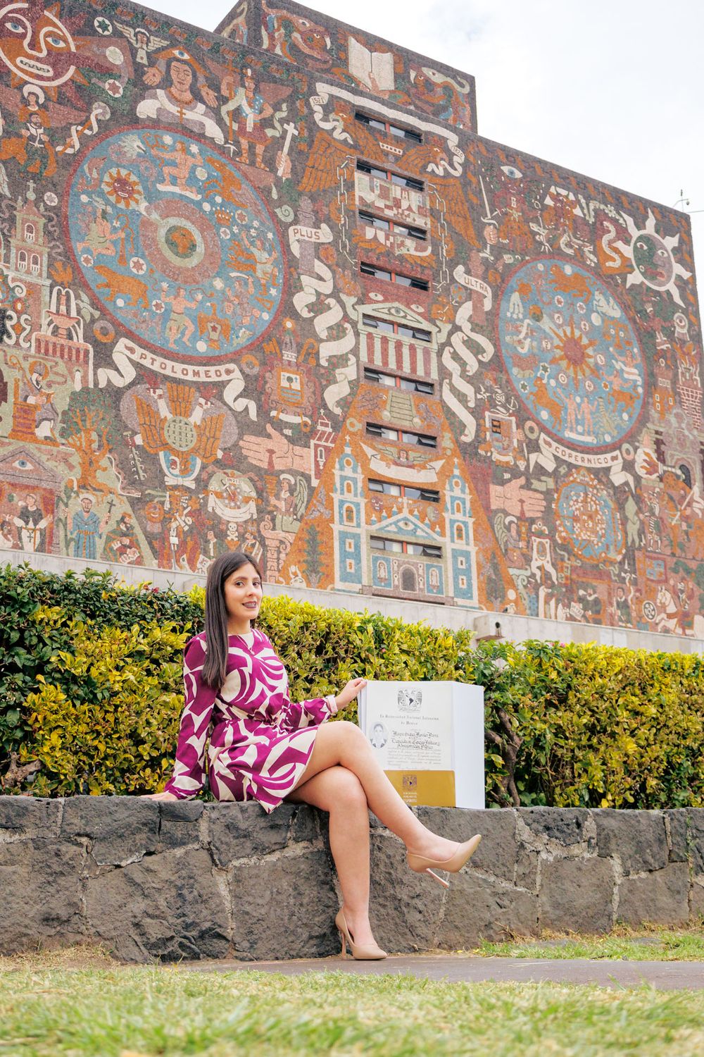 Sesión de fotos de Graduación en Ciudad Universitaria, Ciudad de México