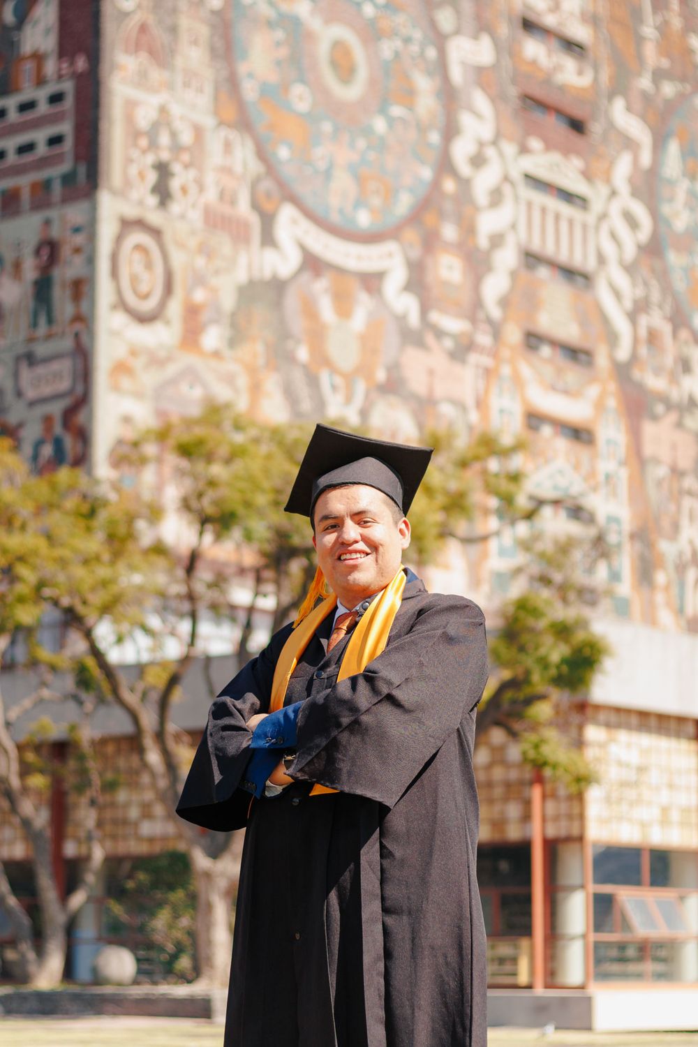 Sesión de fotos de Graduación en Ciudad Universitaria, Ciudad de México