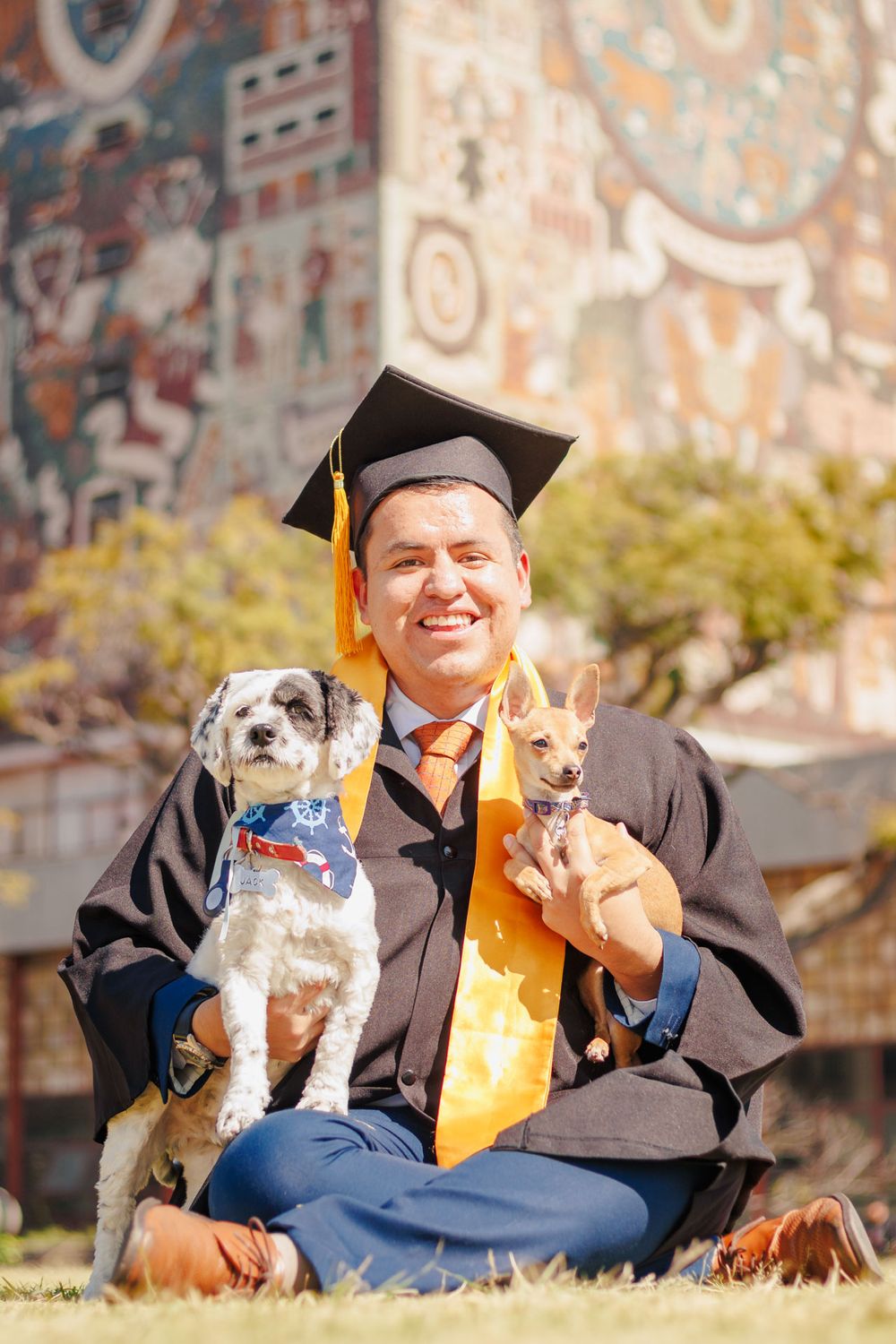 Sesión de fotos de Graduación en Ciudad Universitaria, Ciudad de México