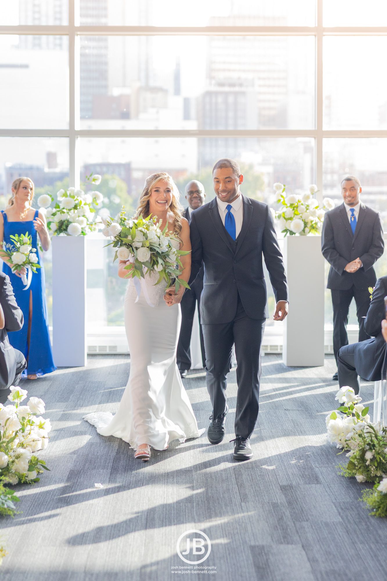 Nissan Stadium Wedding. TN Titans. By Nashville Wedding Photographer - Josh Bennett Photography