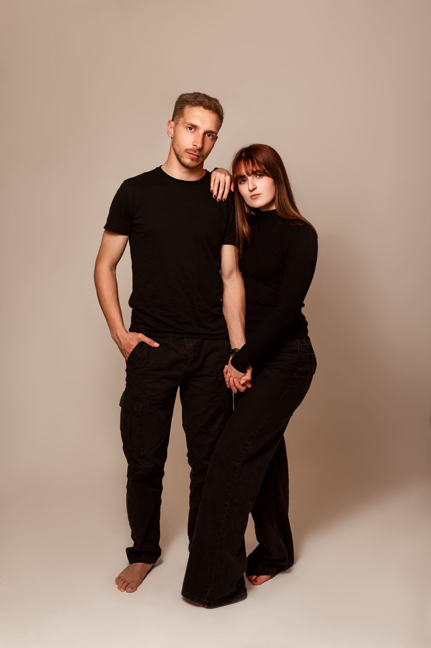 Séance photo couple réalisée au studio à Villers Sant Barthélémy proche Beauvais. Une séance photo intemporelle - Mathilde Verduyn