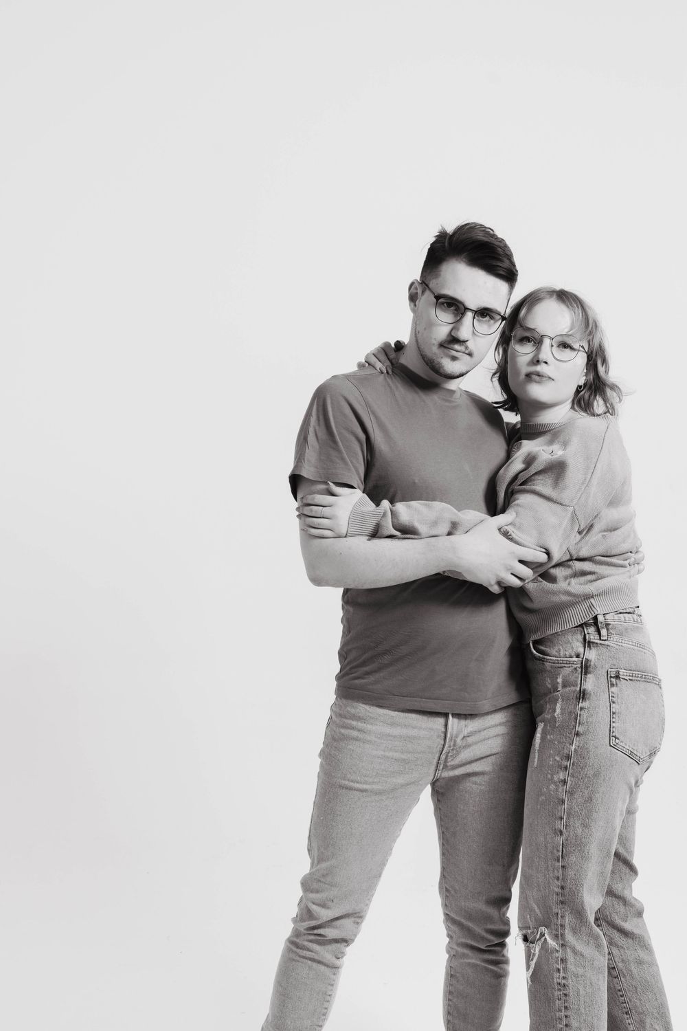 Intymna sesja w studio fotograficznym