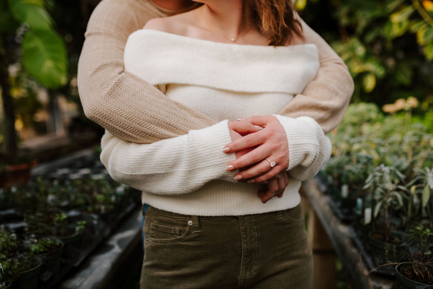 Greenhouse engagement session in Wichita, KS - Plant Kingdom engagement pictures by Jessica Nadine Photography