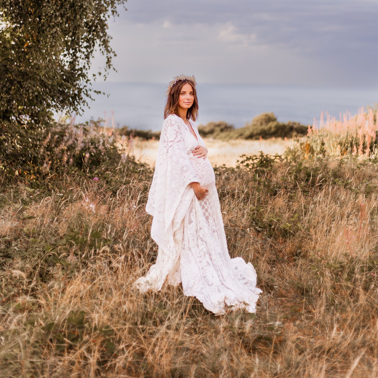 Gravidfotografering. Fotograf Maria Lantz, fotostudio i Trekanten, Kalmar, Småland.