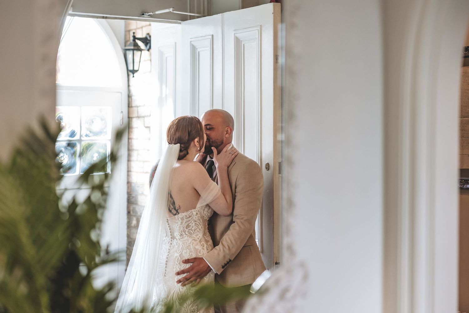 Relaxed couple photos with gentle guidance from a documentary wedding photographer.