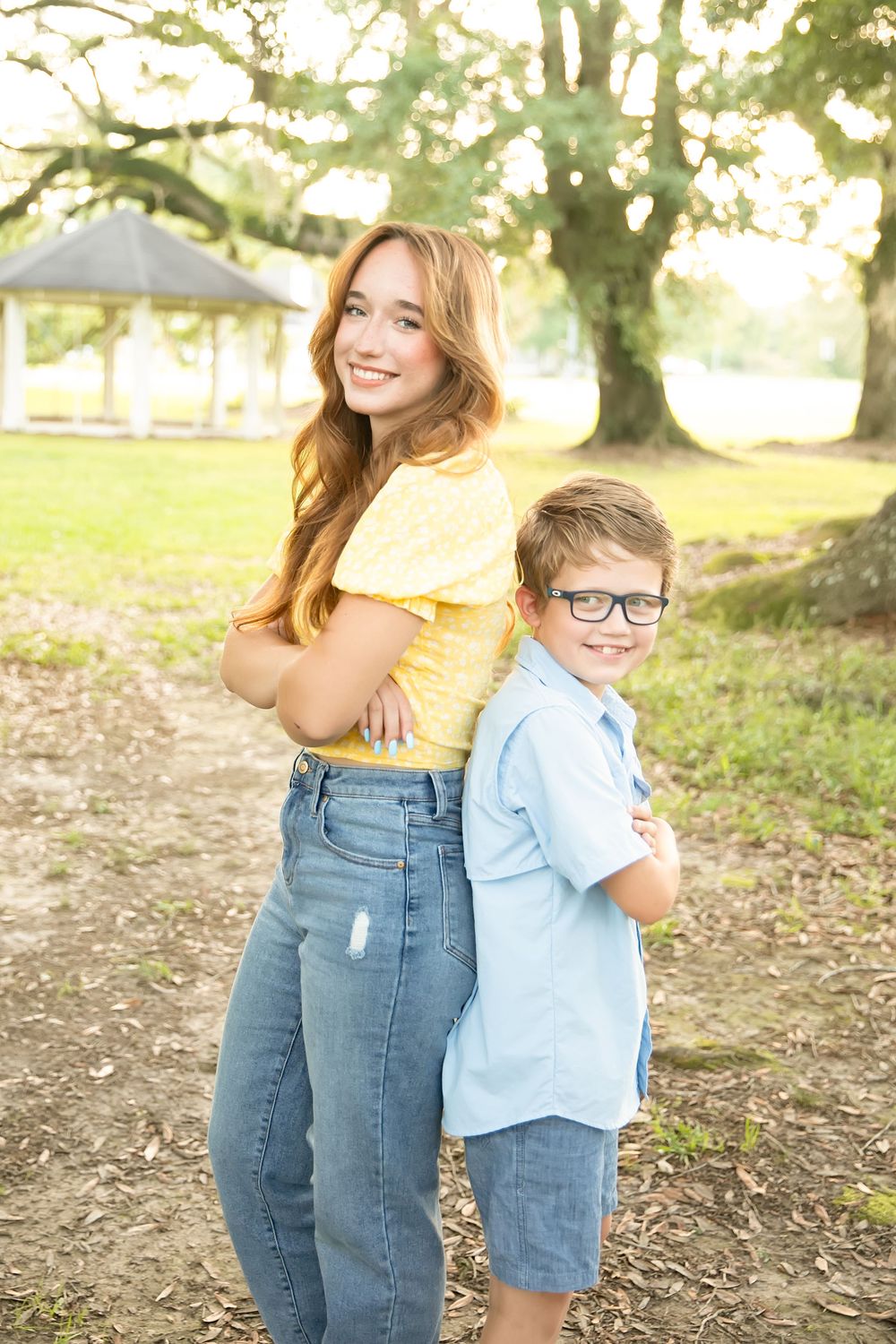 Family session taken at Central Oaks in Central City, LA, just outside of Baton Rouge.