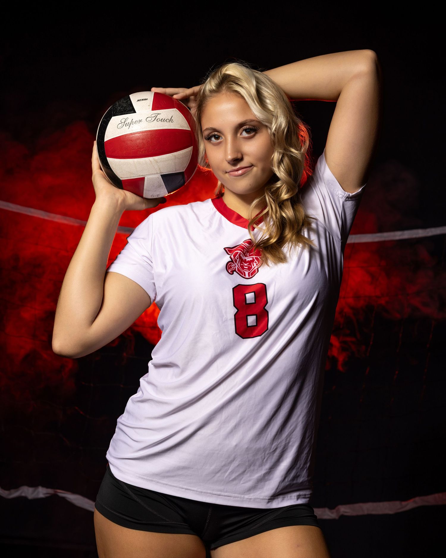 Karen Morgan Photography sports media day, volleyball dynamic sports photos
