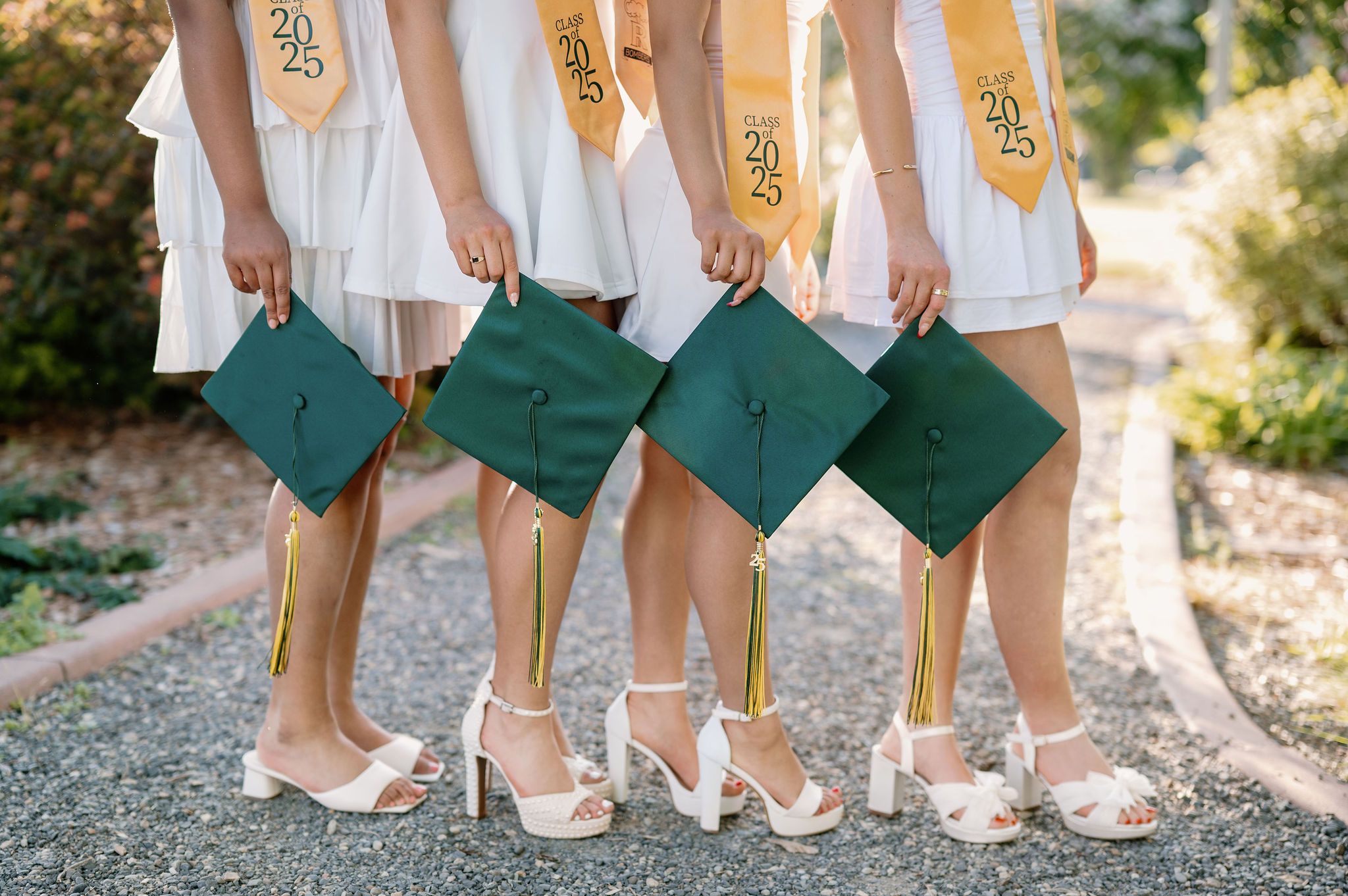 Best Friend Senior Cap and Gown Photos