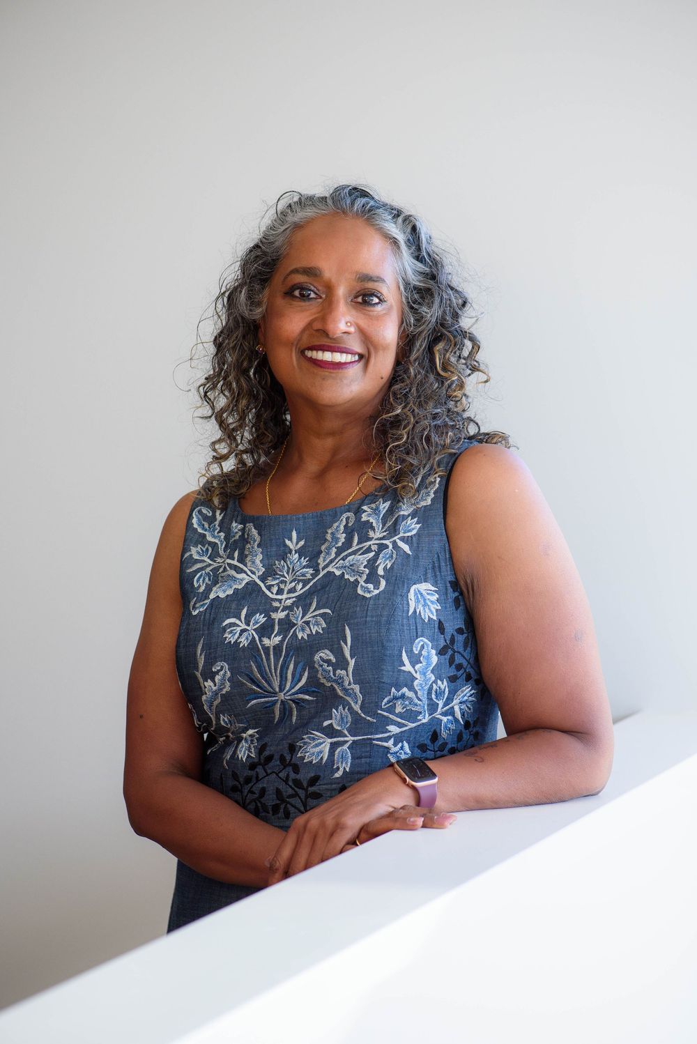 Business portrait of Asha Rajan, writer