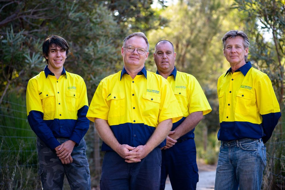 Business group of 4 men outdoor location